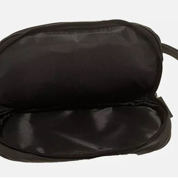 Brand New Chanel Black Nylon Large Makeup Bag/Pouch/Clutch with Wrist St… - Picture 8 of 11